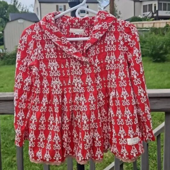 Odd Molly red embroidered jacket size 1 / S - Picture 1 of 8